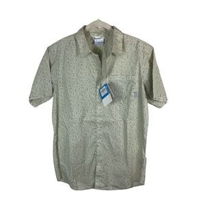 Columbia Corbin Spring Camping Print Men’s Button Down Shirt